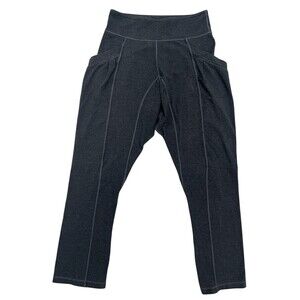 Lululemon Harem Drop Crotch Slouchy Sweat Pants Joggers Yoga Athleisure Grey 10